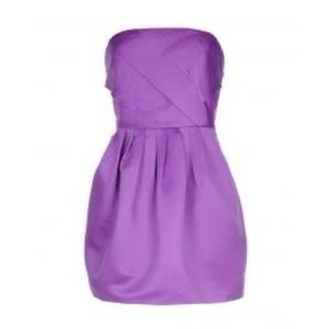 Armani Exchange strapless mini dress